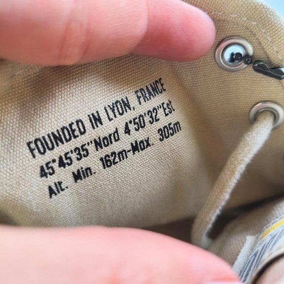 Palladium Workwear Sahara Desert Tan Beige Combat Lace Up Boots W's 10 / M's 8.5 - Picture 8 of 10